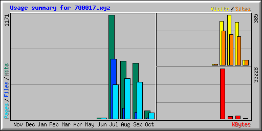 Usage summary for 700017.xyz